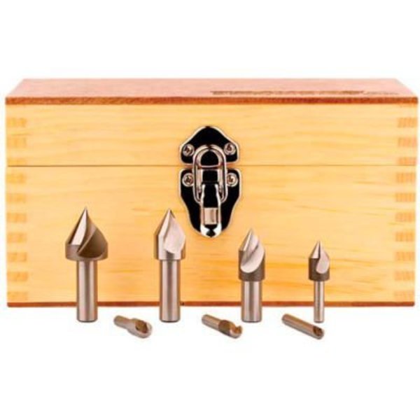 Monster Tool Co Made in USA Solid Carbide 1 Flute Countersink Set 60° 1/4" - 1" 331-100060